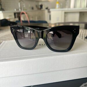 Sold - CELINE Oversized Cateye Acetate Sunglasses